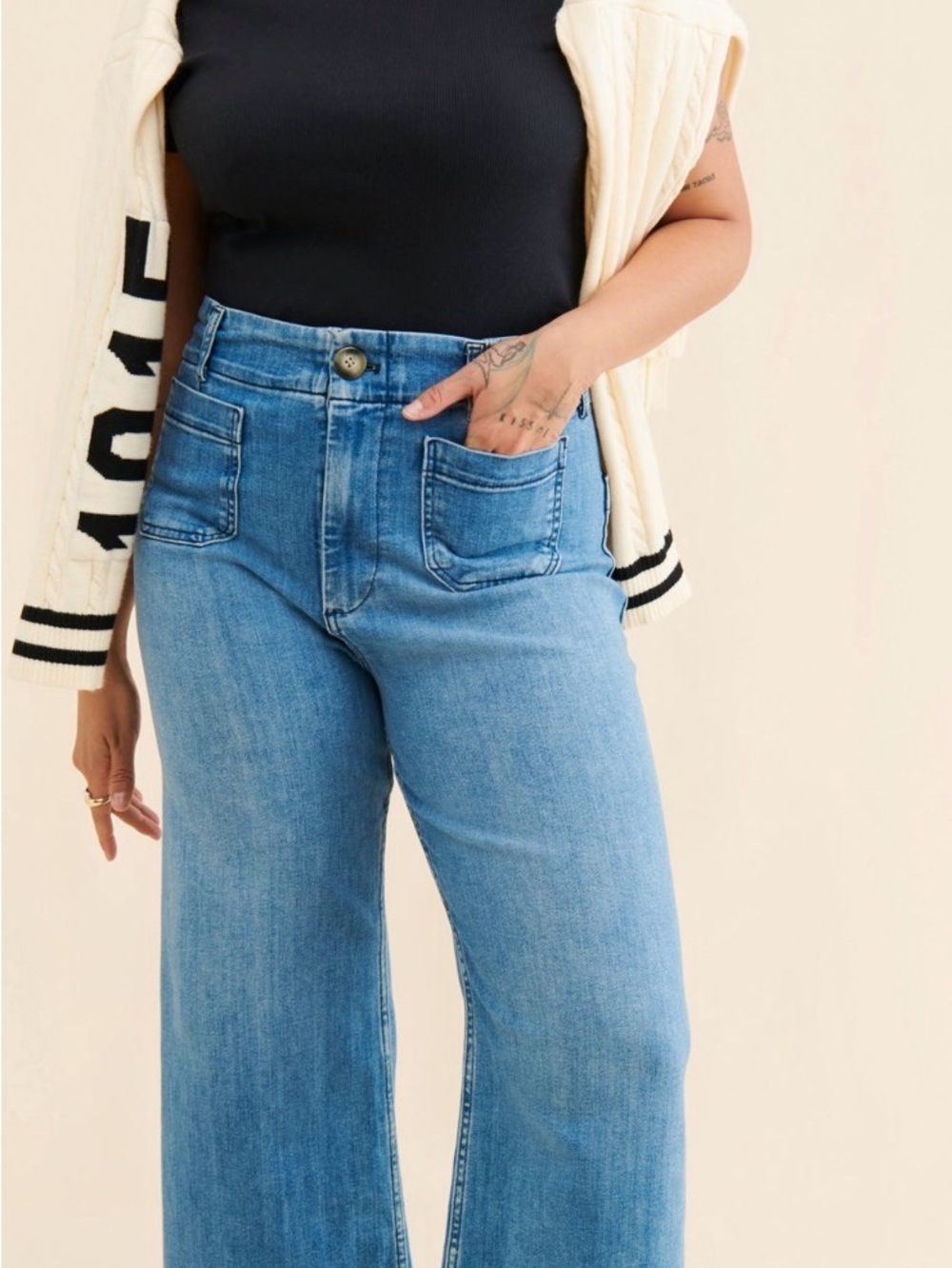 Maeve Wide-Leg Jeans